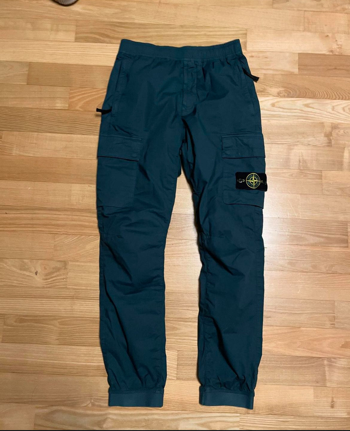 Stone Island Bottle Green Cargo Joggers  Type RE-T