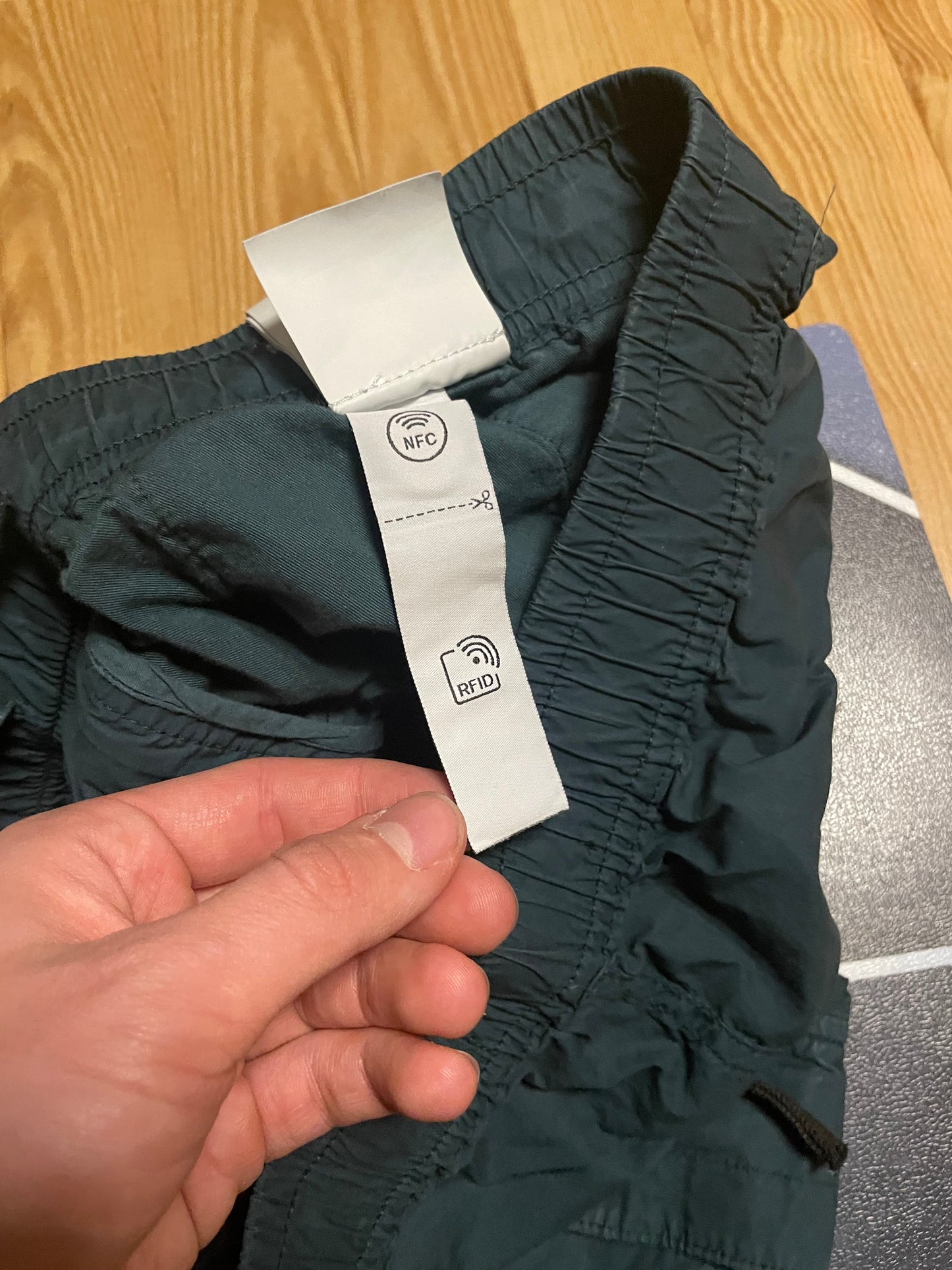 Stone Island Bottle Green Cargo Joggers  Type RE-T